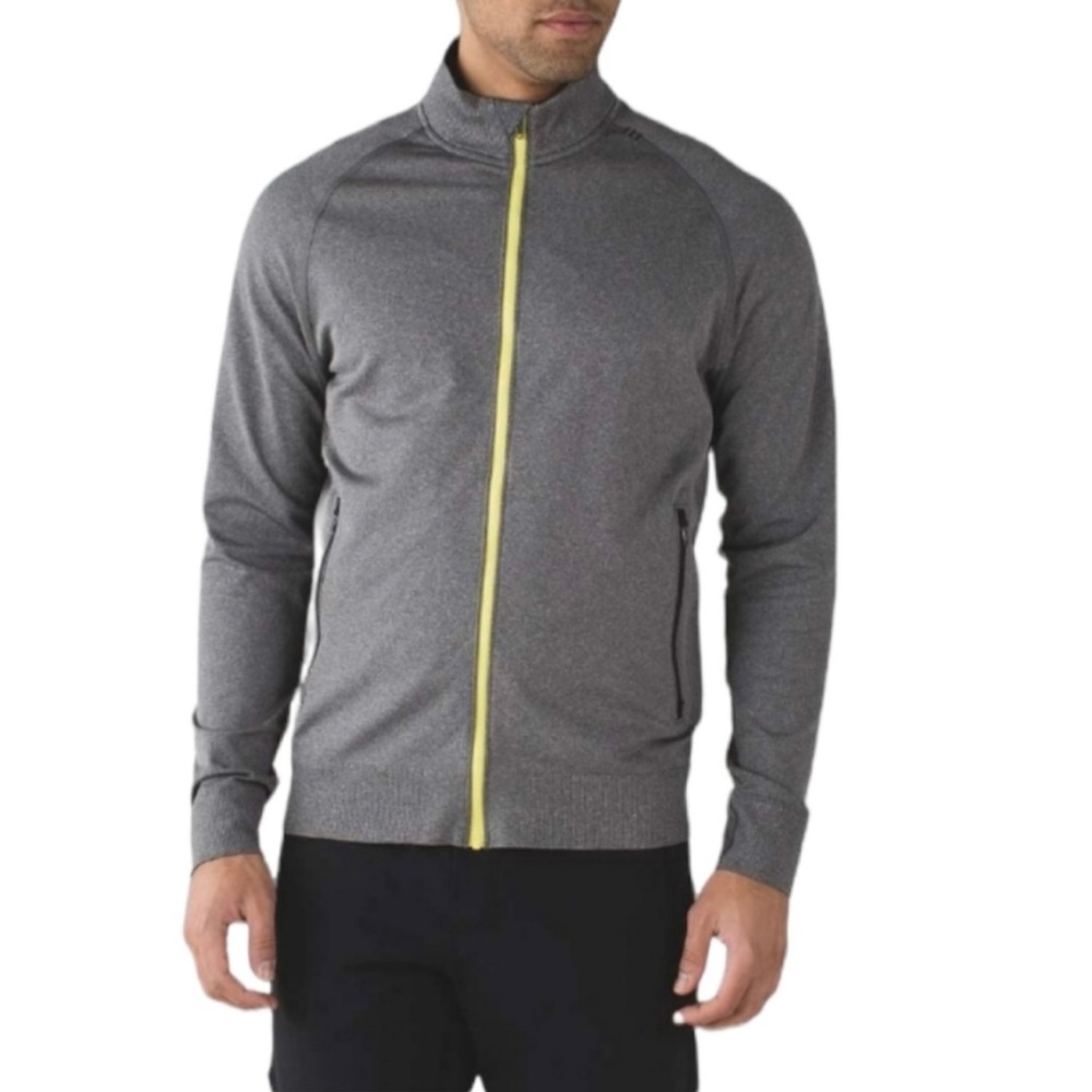 Lululemon Men's Pulse Jacket in Heathered Black